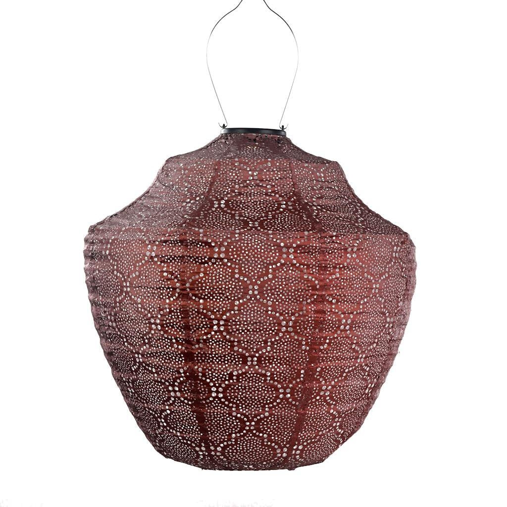 15.8" Crown Copper Bazaar Pattern Lantern 1