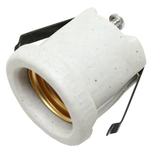 Porcelain Medium Screw (E26) Base Snap-In Socket 1