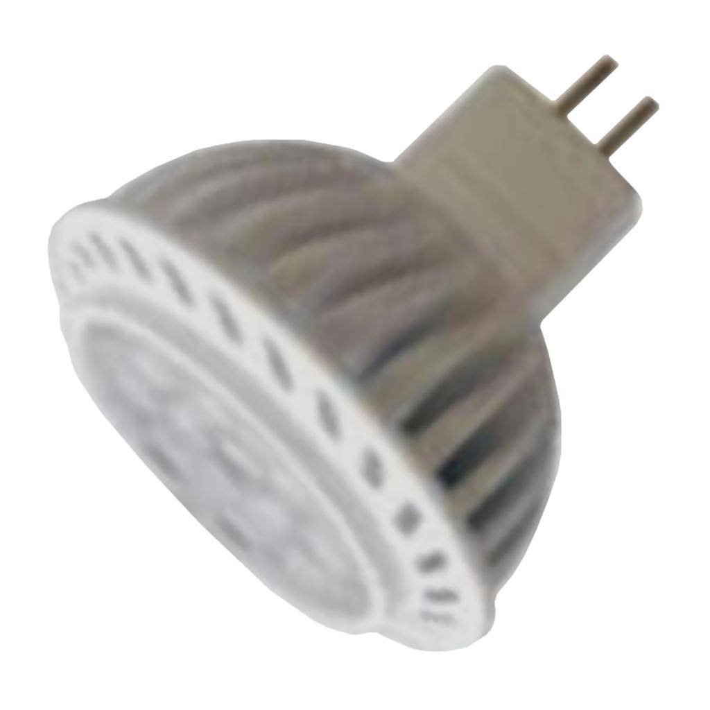 6 watt 12 volt MR16 Bi-Pin Base 4000K Cool White LED 1