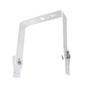 9" x 9" White Aluminum Swivel C Bracket 1