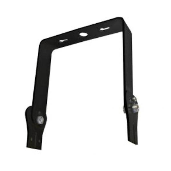 9" x 9" Black Aluminum Swivel C Bracket 1