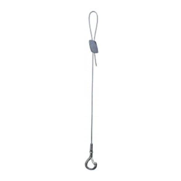5' Aircraft Cable with Cable Lock and Snap Lock Hook 1