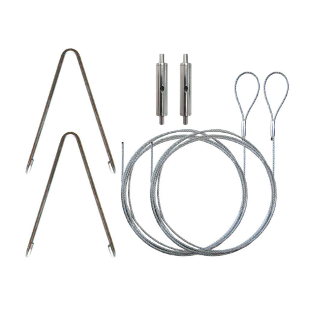 Strip Fixture Suspension Mount Kit 1