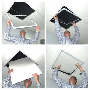 2' x 2' Selectable watt 120/277 volt CCT Selectable Dimmable Vivid™ LED Frame Flat Panel 3