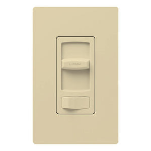 120 volt Ivory Rocker Single Pole / 3-Way LED / Incandescent Wall Dimmer Switch 1