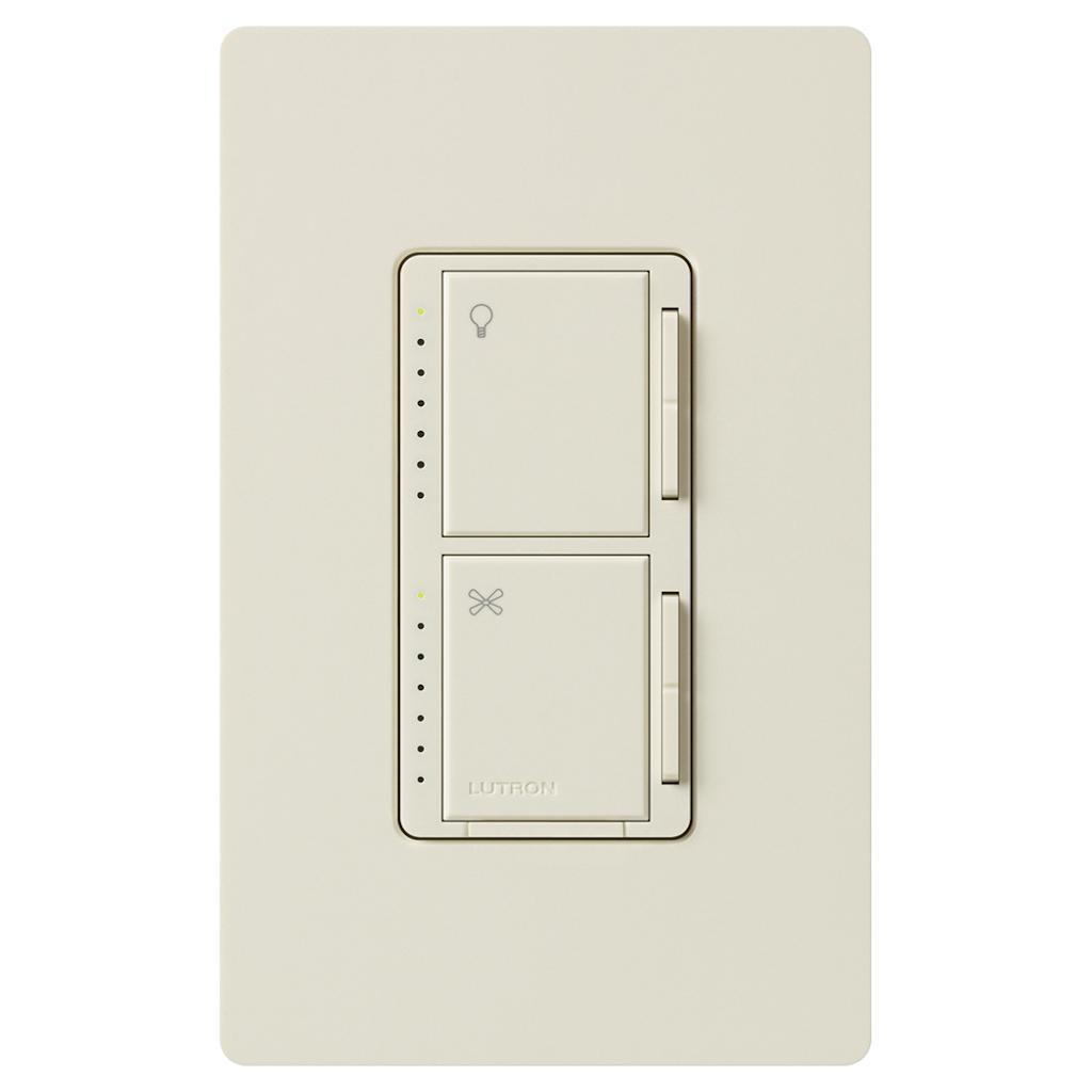 120 volt 1 amp Light Almond 4-Speed Fan Control and Dimmer 1