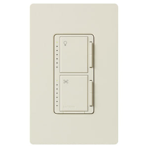 120 volt 1 amp Light Almond 4-Speed Fan Control and Dimmer 1