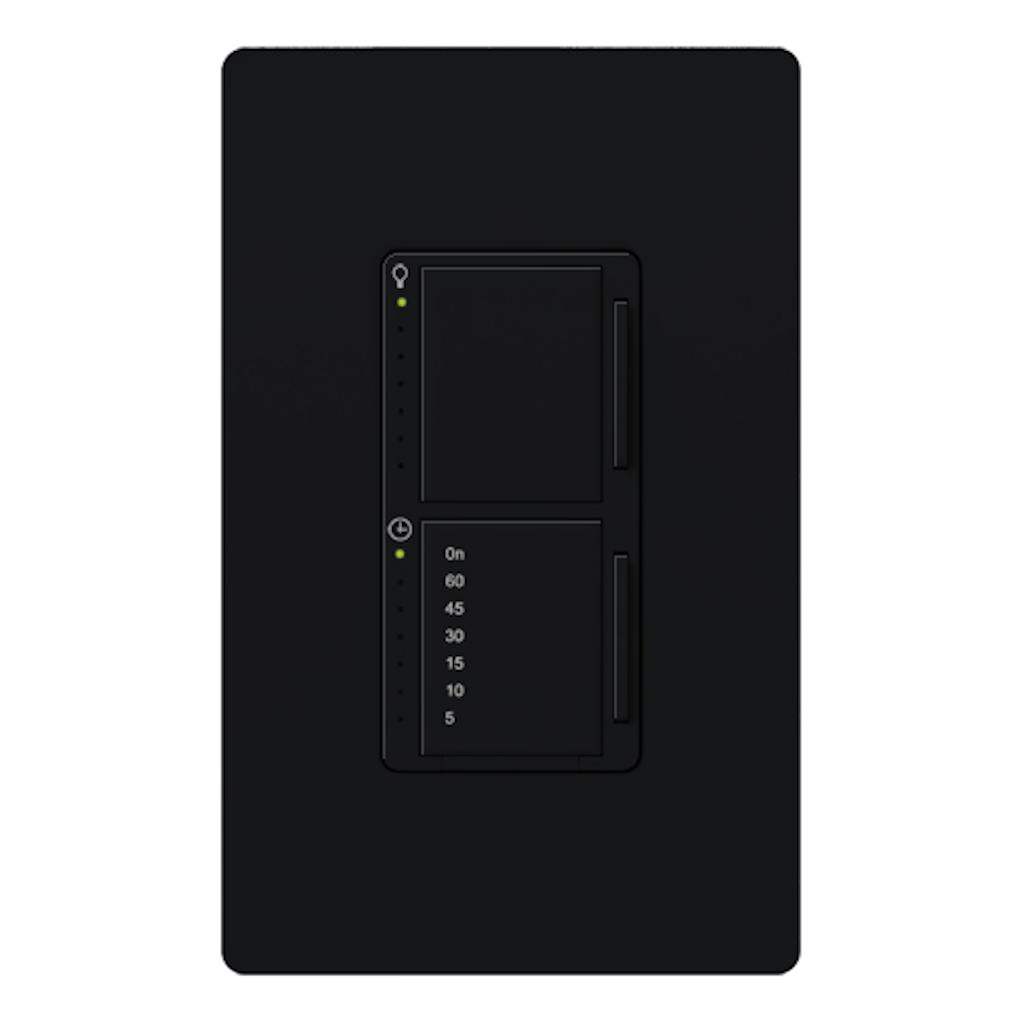 120 volt Single Pole Midnight Dual Dimmer and Timer 1