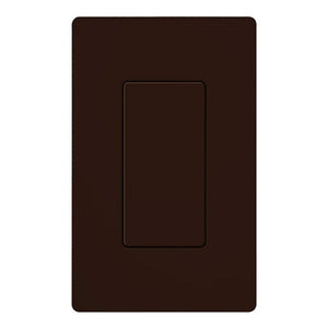 1-Gang Brown Gloss Wallplate Insert 1