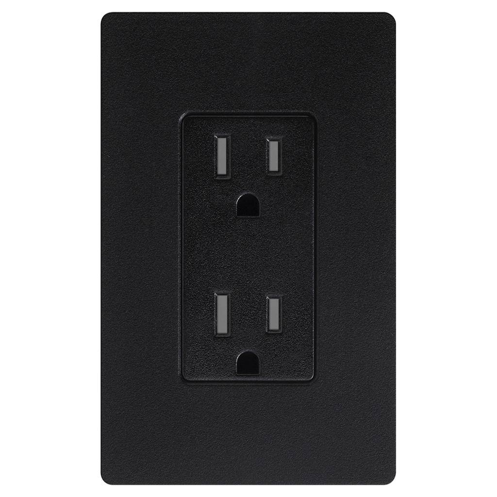 Midnight 15 amp 120 volt Tamper Resistant Receptacle Outlet 1