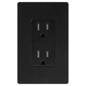 Midnight 15 amp 120 volt Tamper Resistant Receptacle Outlet 1