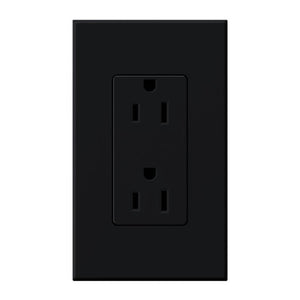 Black 15 amp 120 volt Receptacle Outlet 1