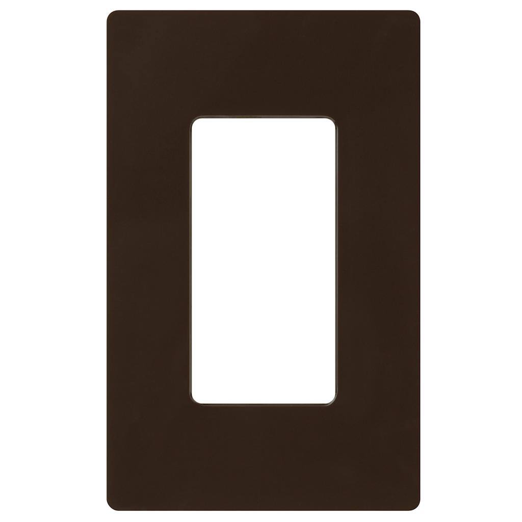 1-Gang Brown Gloss Wallplate 1