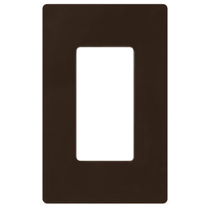 1-Gang Brown Gloss Wallplate 1