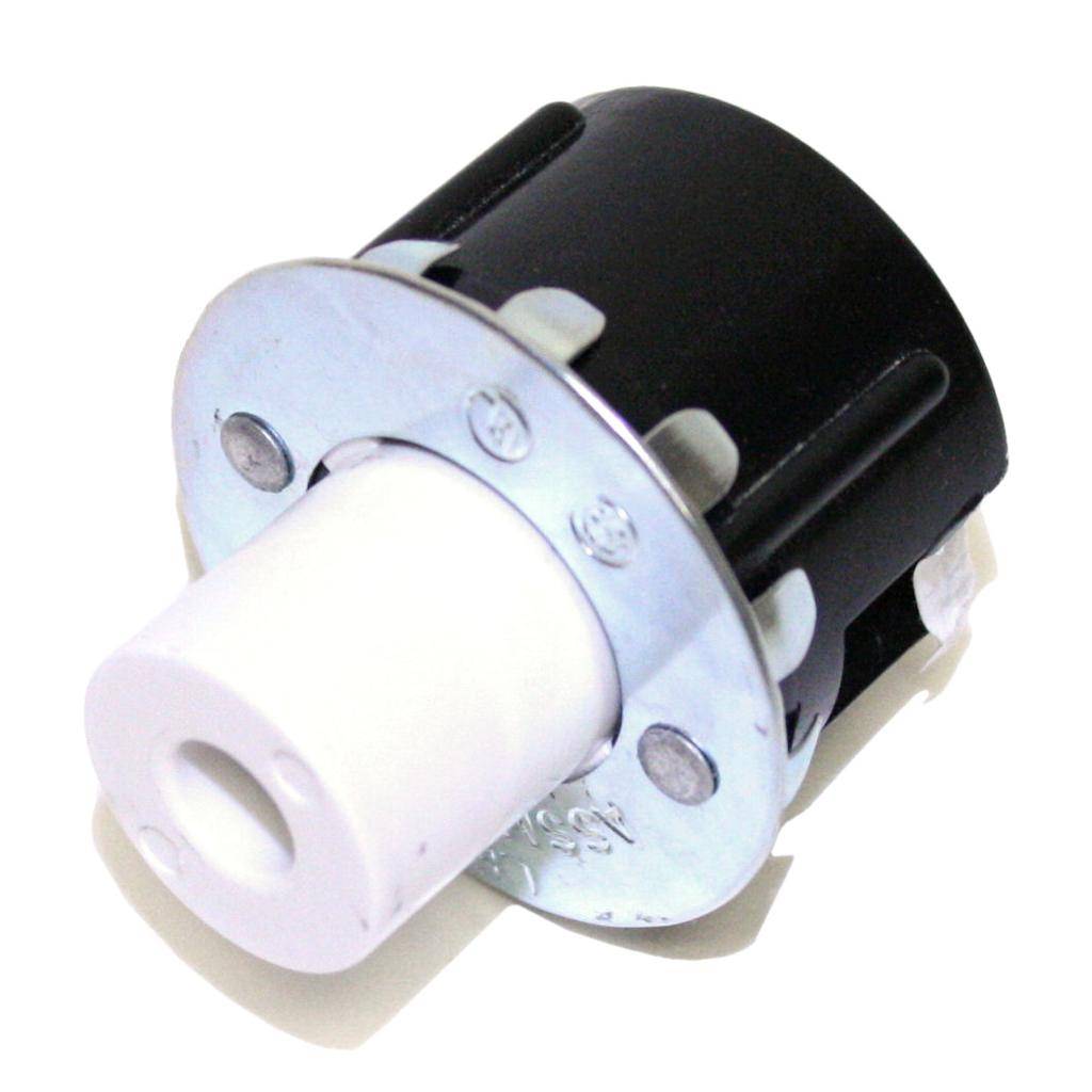 LH0151 Slimline Single Pin Button Snap-In Fluorescent Lampholder (Leviton #516) Plunger End 1
