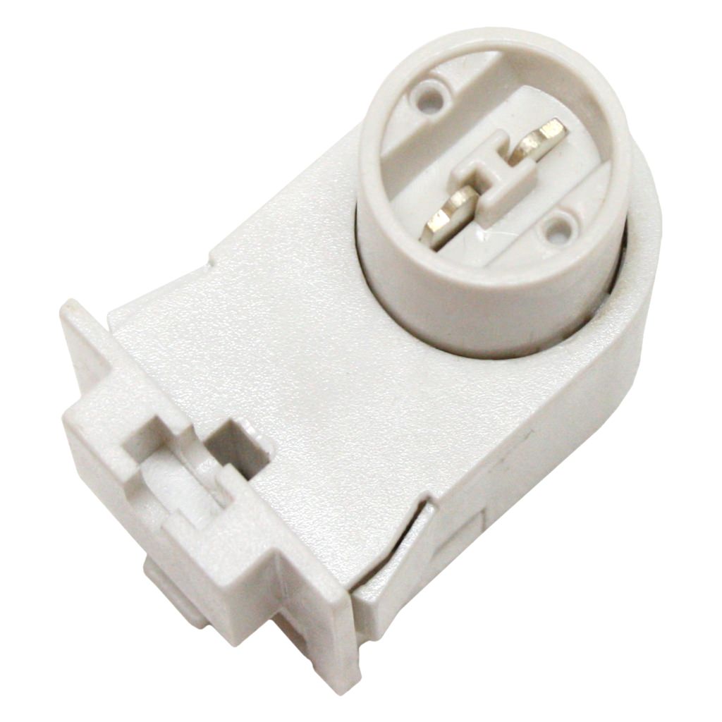 Fluorescent T8/T10/T12 HO/VHO Lampholder, Compressible End – Vertical Contacts 1