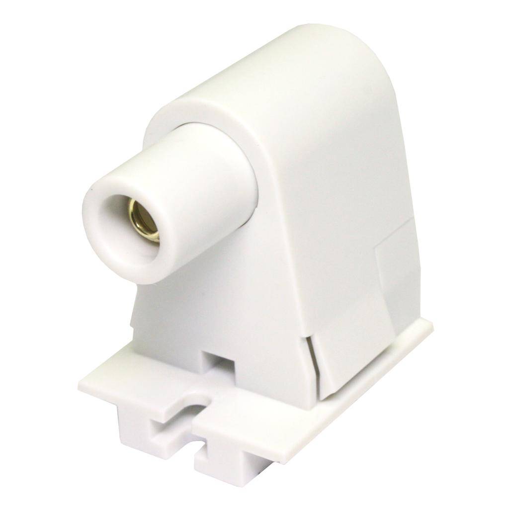 Slimline Single Pin Shallow Base Pedestal Slide-ON Quickwire Fluorescent Lamp Holder Plunger End Socket 1