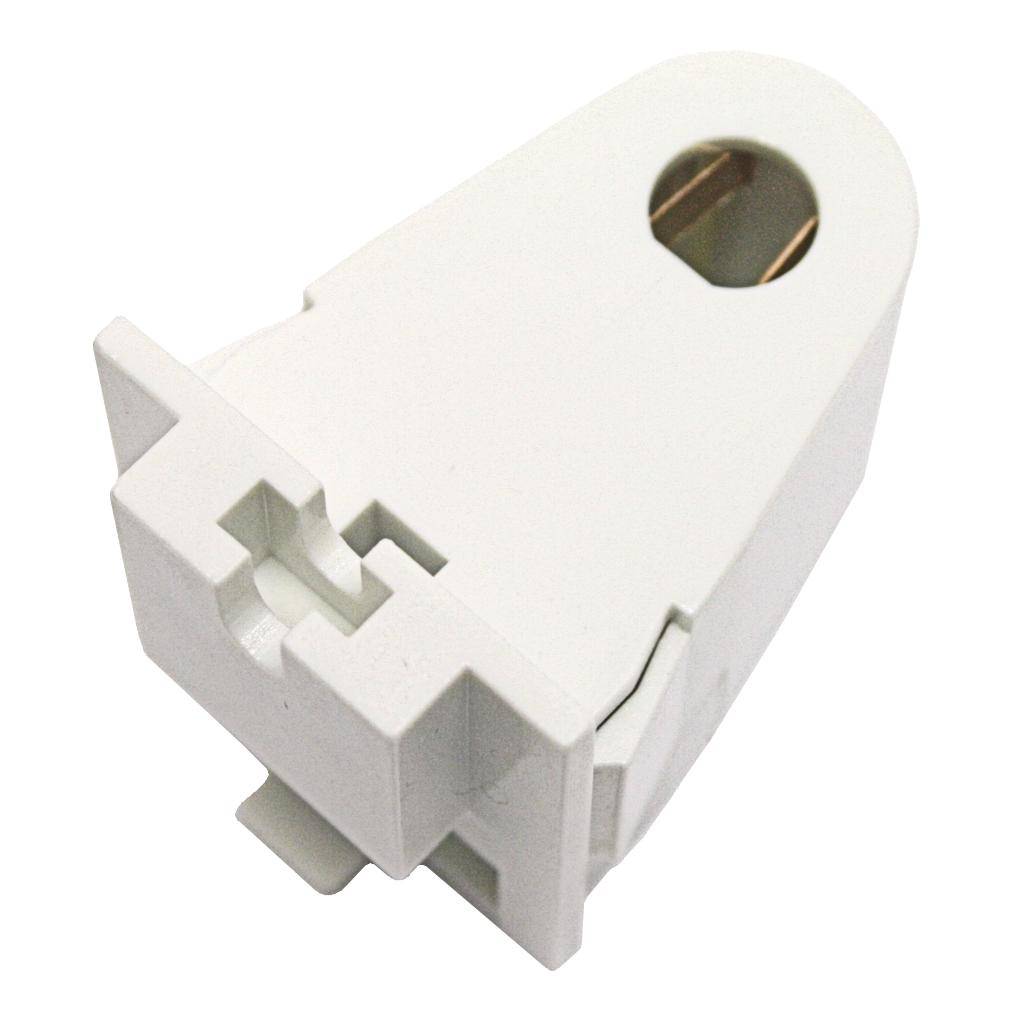 Slimline Single Pin Shallow Base Pedestal Slide-On Quickwire Fluorescent Lamp Holder Stationary End Socket 1