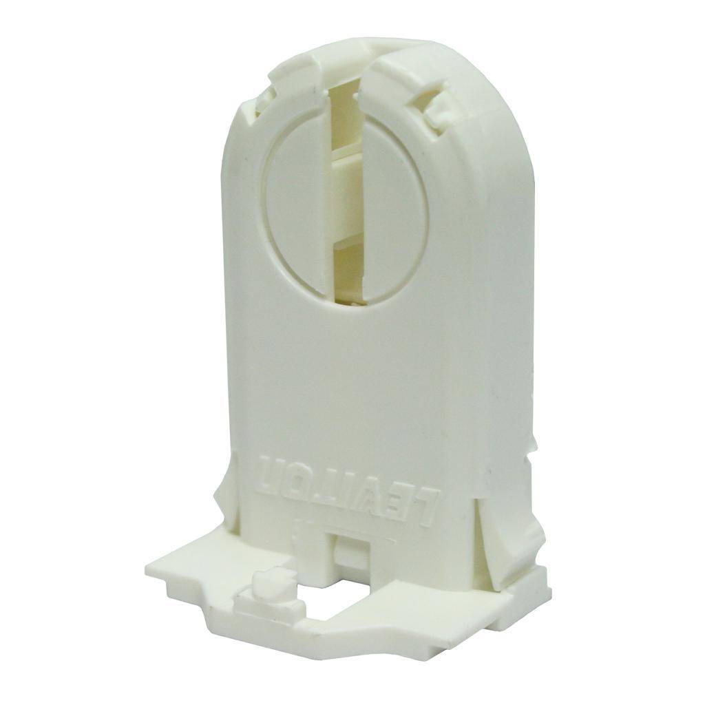 Shunted, T8-T12 Lamp Holder with Push Fit Mounting and Stop/Post 1
