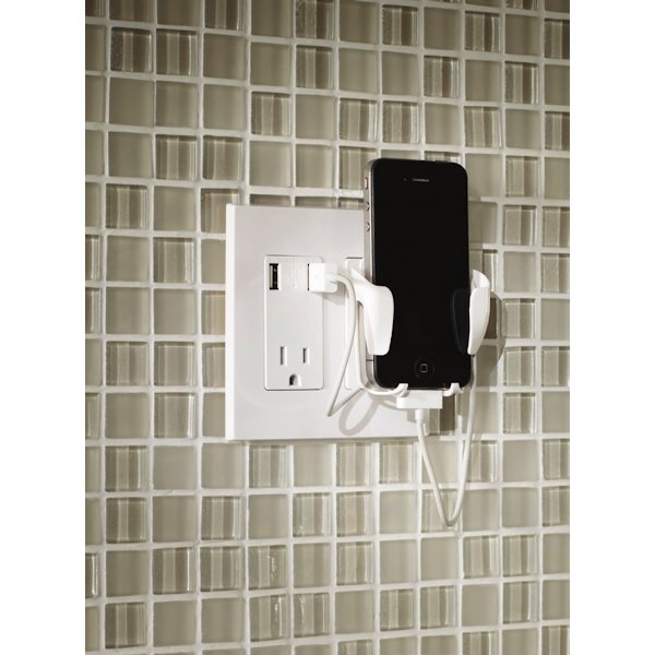 Black 3-prong Snap-in Receptacle 3