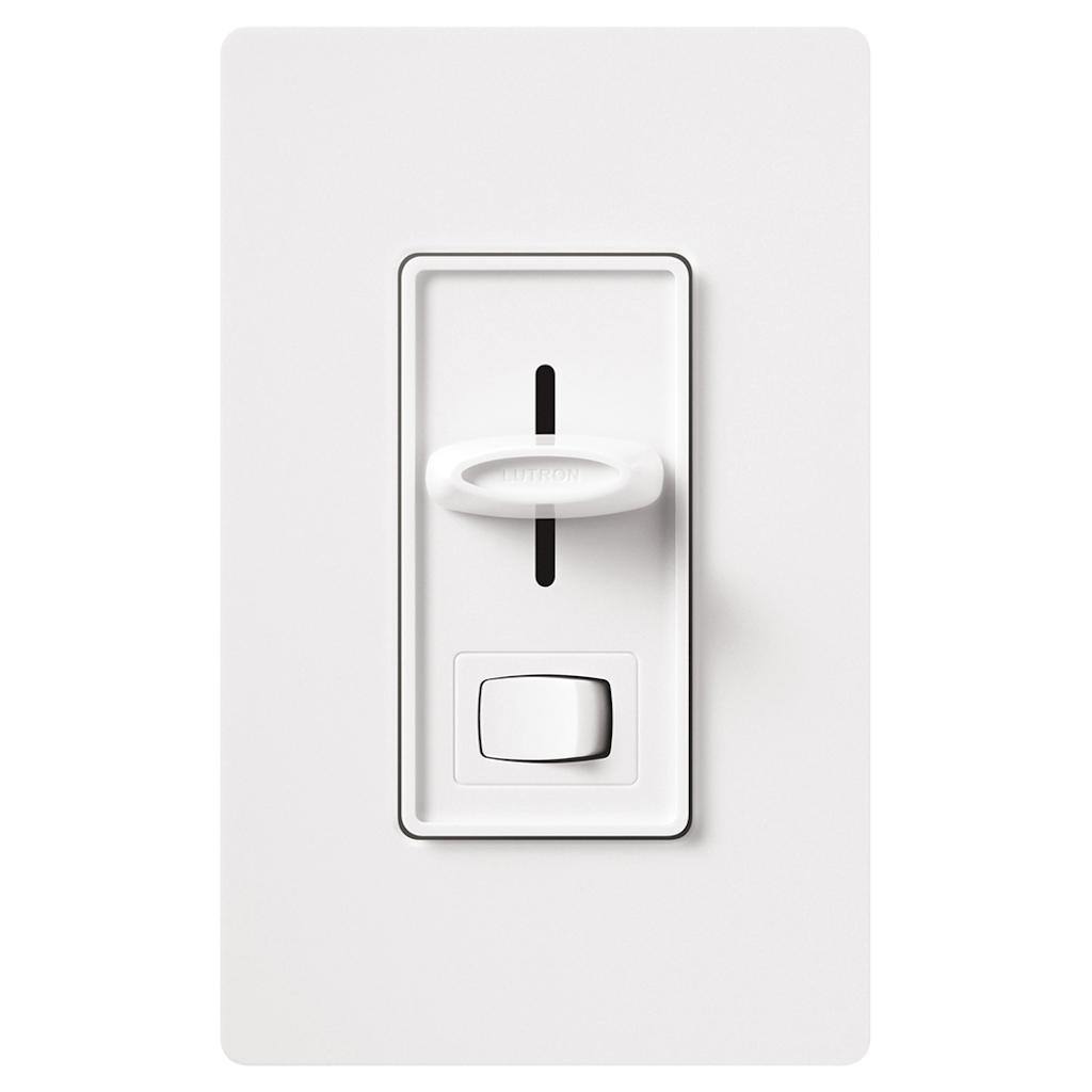 120 volt White Single Pole / 3-Way LED / Incandescent Wall Dimmer Switch 1