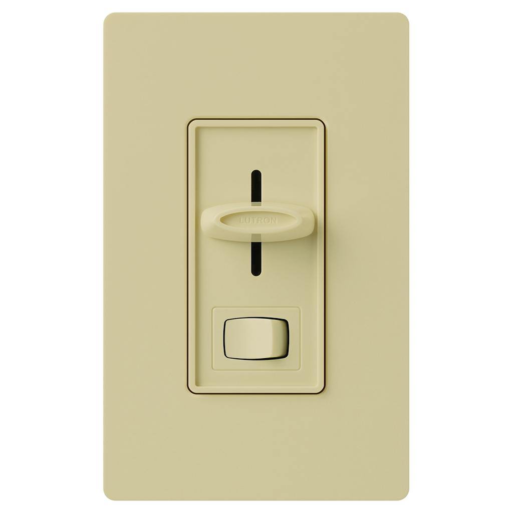 120 volt Ivory Single Pole / 3-Way LED / Incandescent Wall Dimmer Switch 1