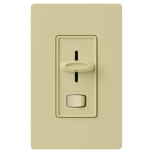 120 volt Ivory Single Pole / 3-Way LED / Incandescent Wall Dimmer Switch 1