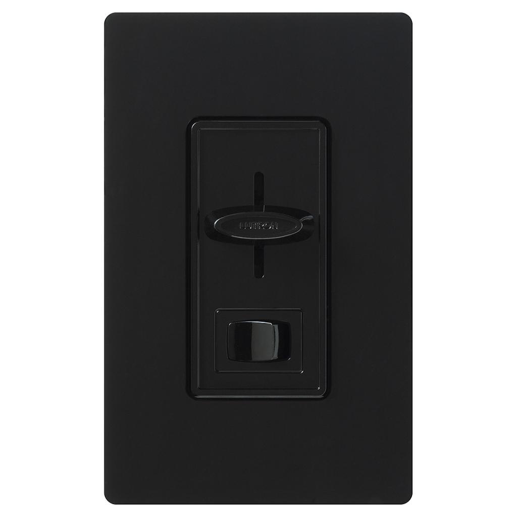 120 volt Black Single Pole / 3-Way LED / Incandescent Wall Dimmer Switch 1