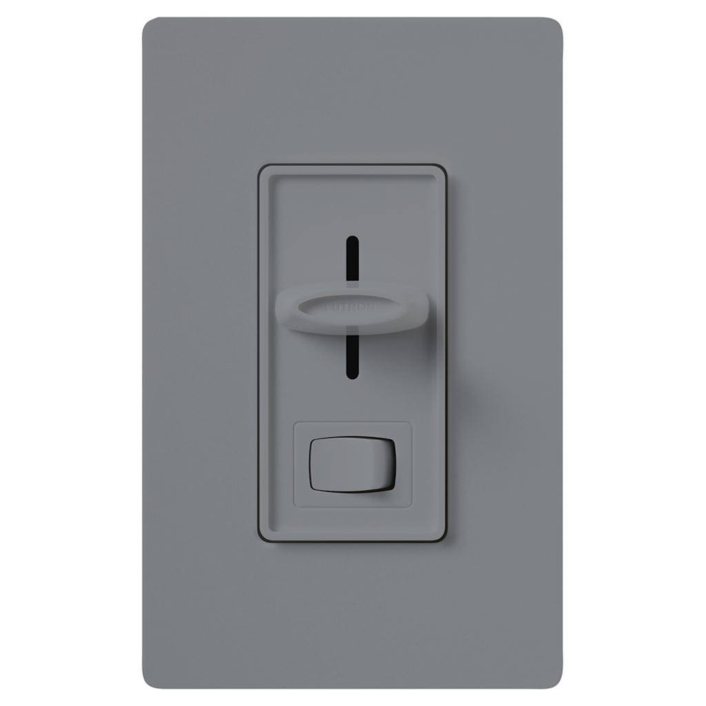 120 volt Gray Single Pole / 3-Way LED / Incandescent Wall Dimmer Switch 1