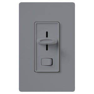 120 volt Gray Single Pole / 3-Way LED / Incandescent Wall Dimmer Switch 1