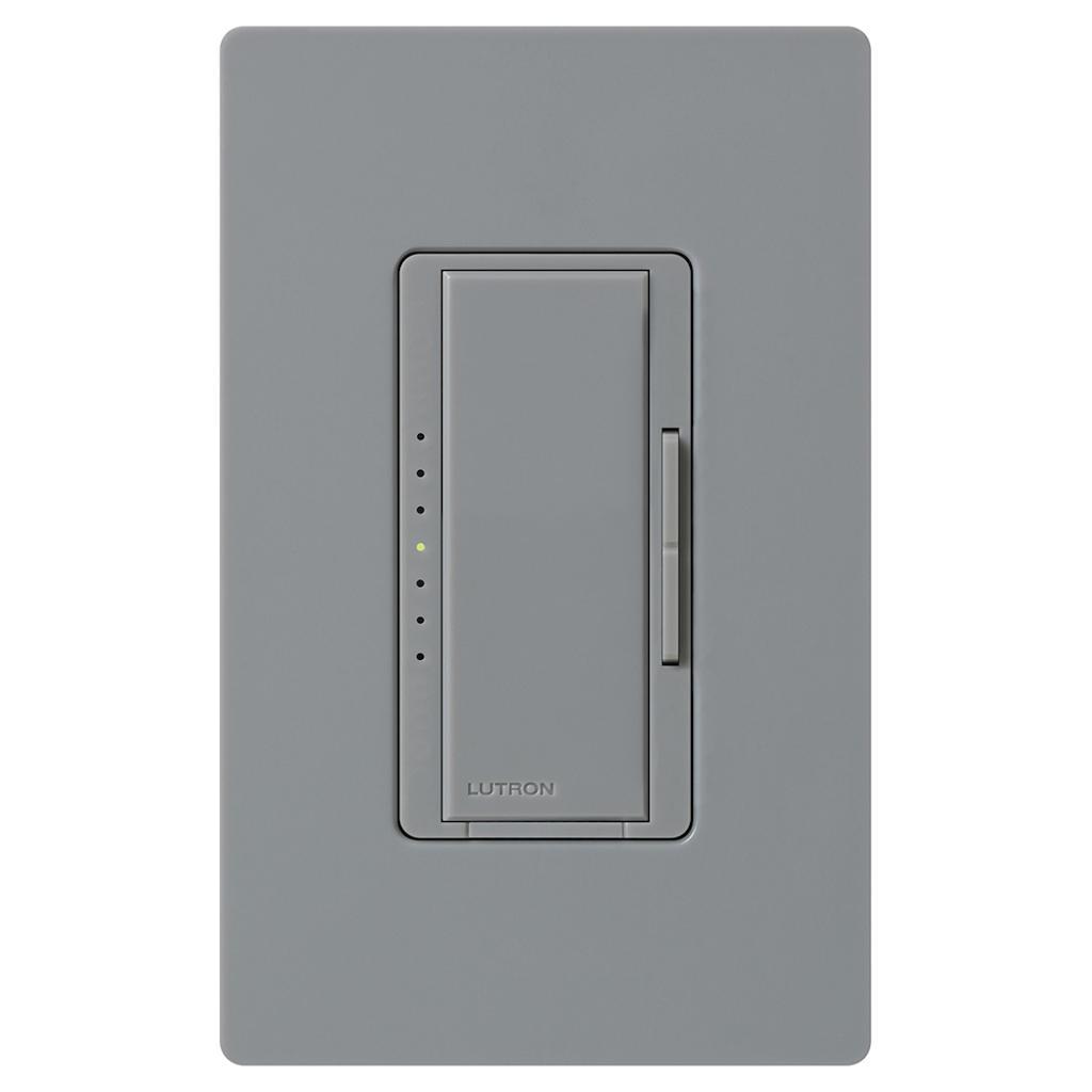 120 volt Gray Toggler Single Pole / 3-Way LED / Incandescent Wall Dimmer Switch 1