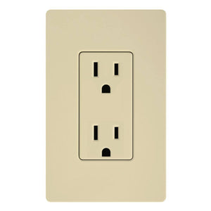 Ivory 15 amp 120 volt Receptacle Outlet 1