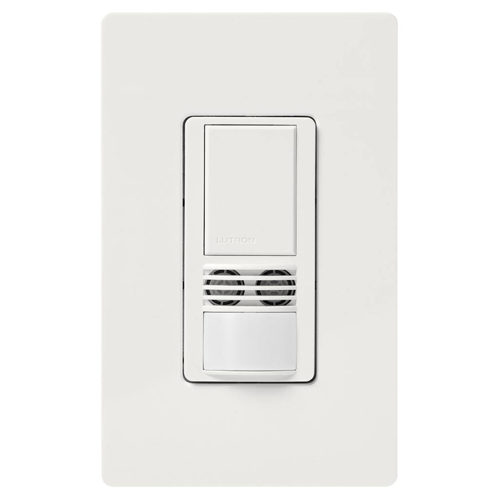 120/277 volt White In-Wall Switch Occupancy and Vacancy Sensor 1