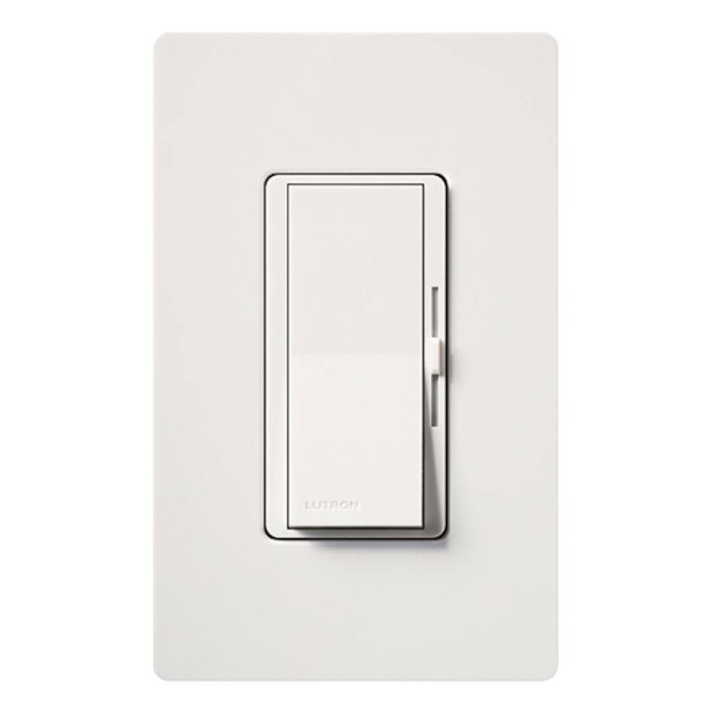 120 volt White Toggler Single Pole / 3-Way LED / Incandescent Wall Dimmer Switch 1