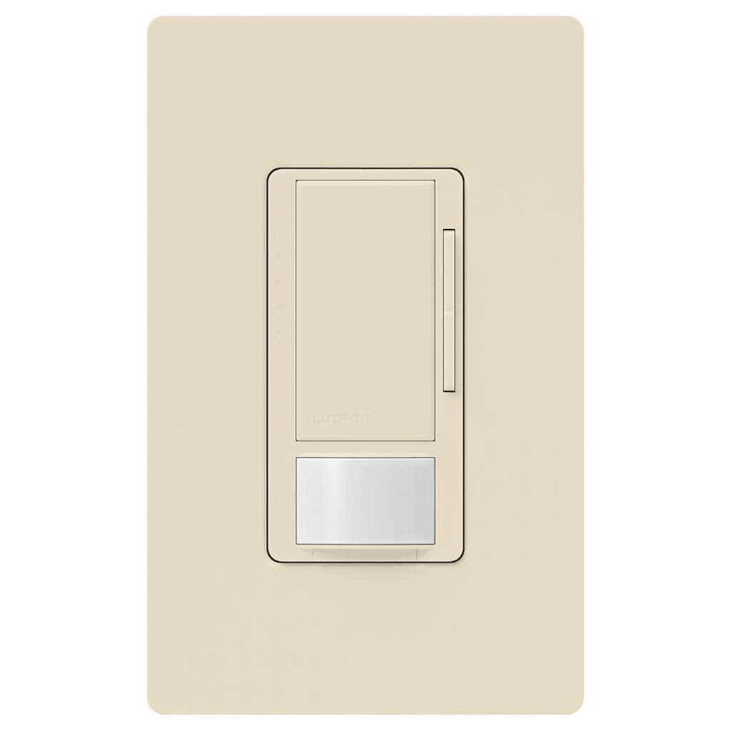 120/277 volt Light Almond Wall Switch Occupancy and Vacancy Sensor/Dimmer 1