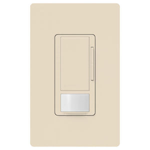 120/277 volt Light Almond Wall Switch Occupancy and Vacancy Sensor/Dimmer 1