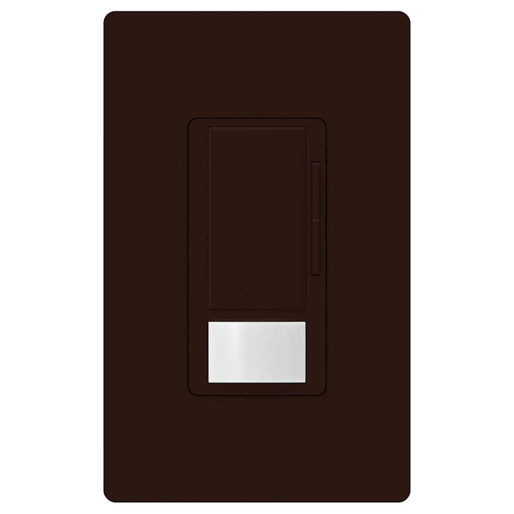 120/277 volt Brown Wall Switch Occupancy and Vacancy Sensor/Dimmer 1