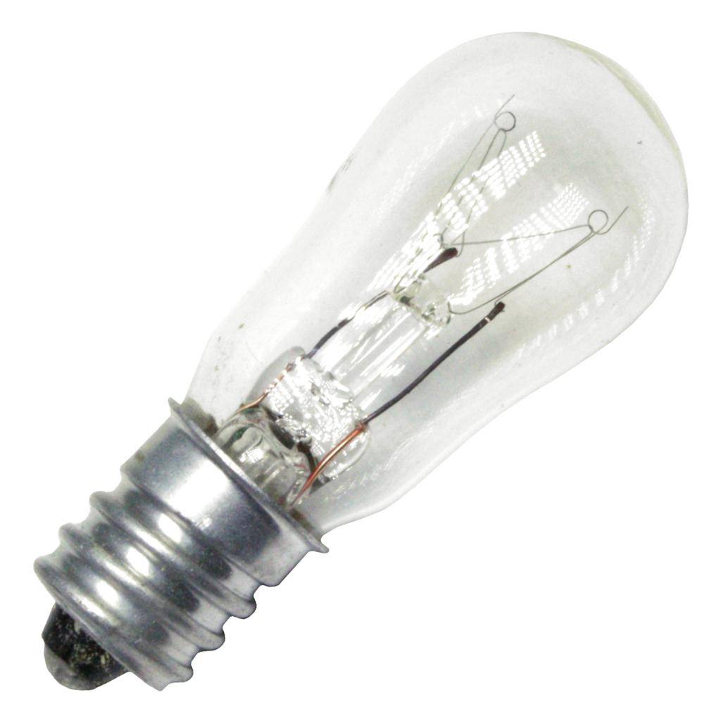 230 volt S6 Candelabra Screw Base Clear 1