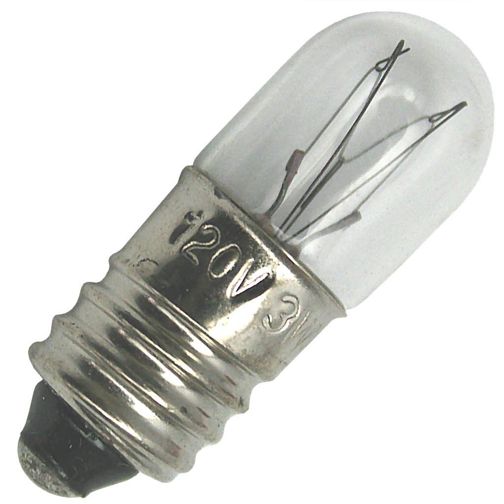 3 watt 120 volt T4 Miniature Screw Base #SR120V 1