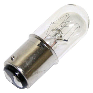 7 watt 120 volt T6 Double Contact Bayonet Base #CC8-A-237 1