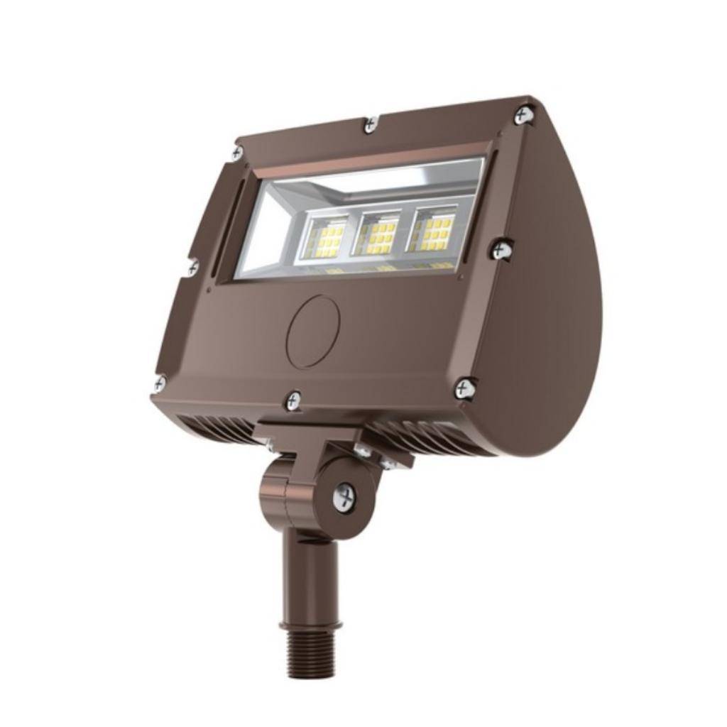 30 watt Selectable volt 5000K Daylight Bronze Flood Light Fixture 1
