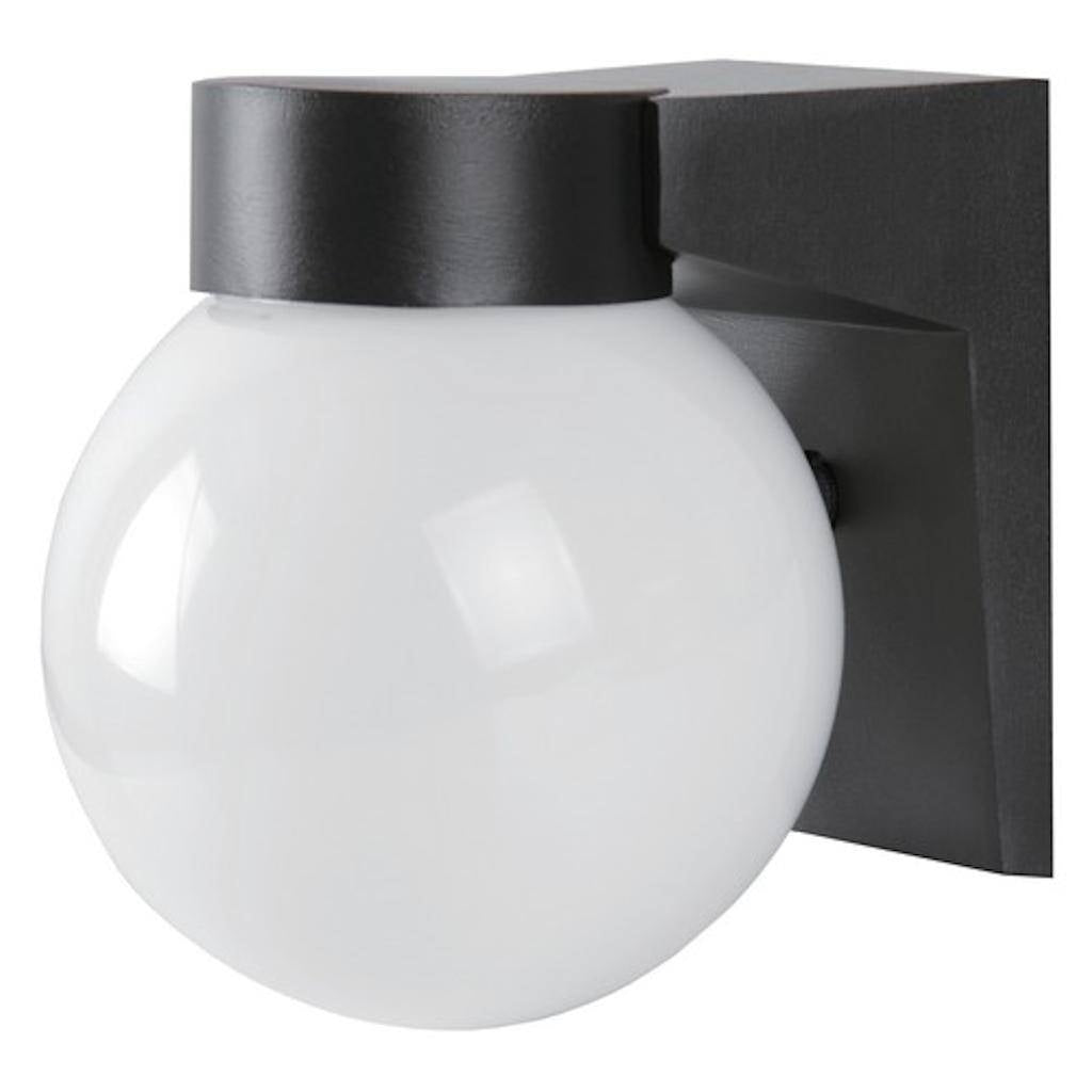 12 watt 120 volt Black 4,000K LED Globe Wall Light Fixture 1