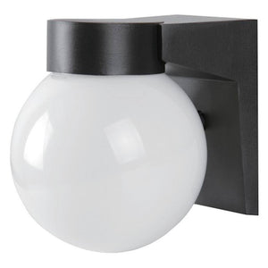 12 watt 120 volt Black 4,000K LED Globe Wall Light Fixture 1