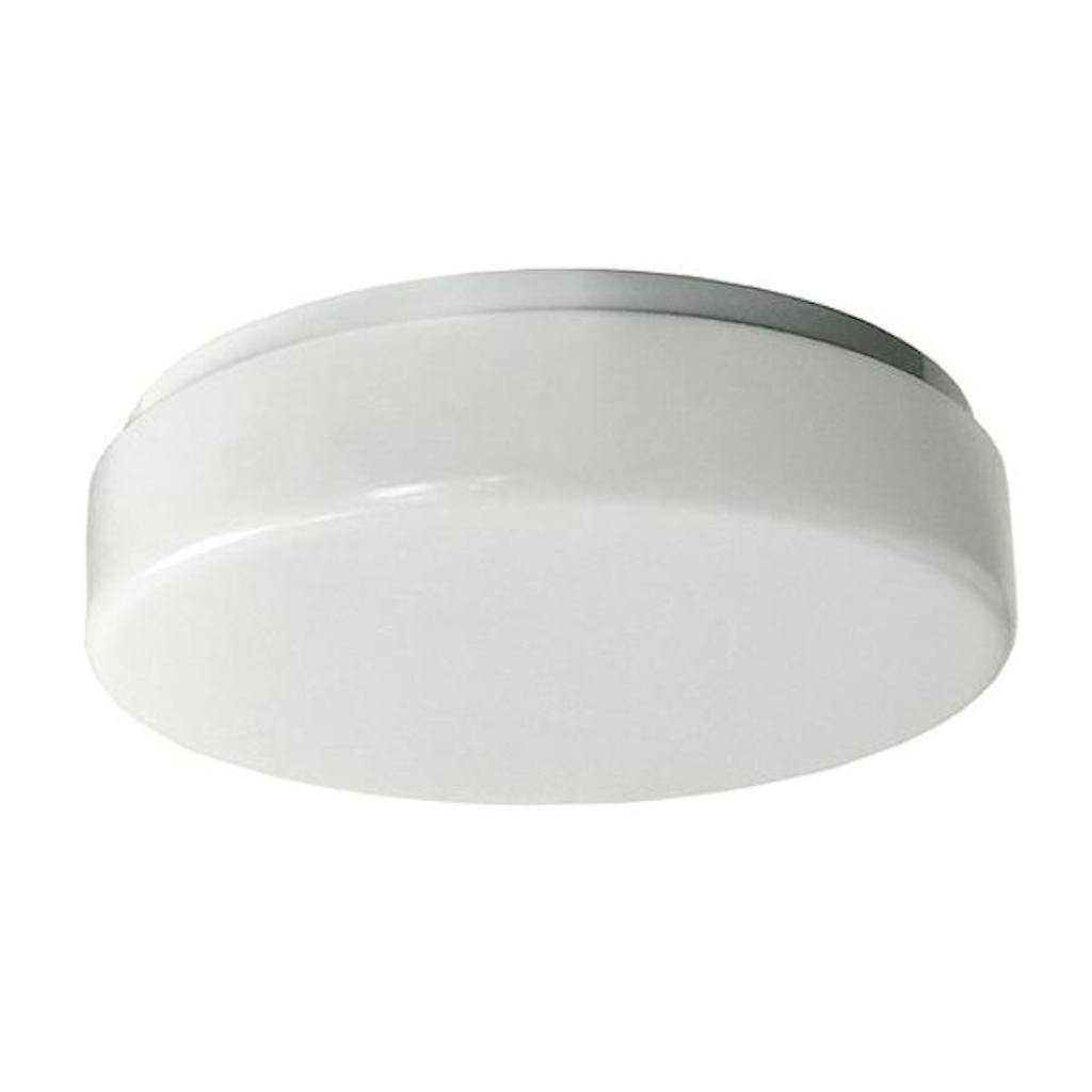 11" 12 watt 120 volt 4000K Cool White Flush Mount Round Drum LED Fixture 1