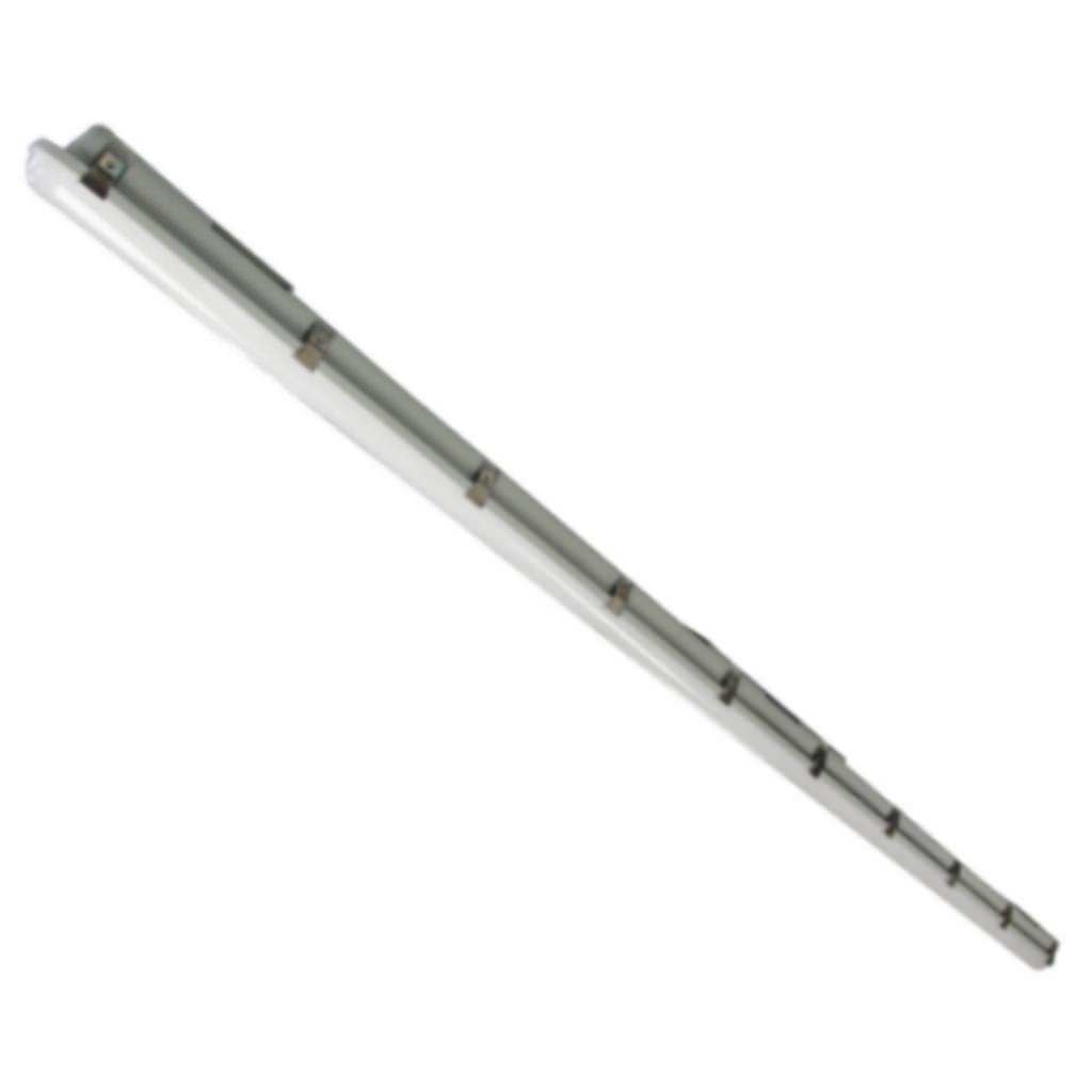 8' 65/75/90 watt 120/277 volt CCT Selectable Dimmable LED Vapor Tight Linear Fixture 1