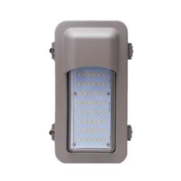 26 watt 120/277 volt 5000K Daylight Gray Dimmable LED Wall Pack 1