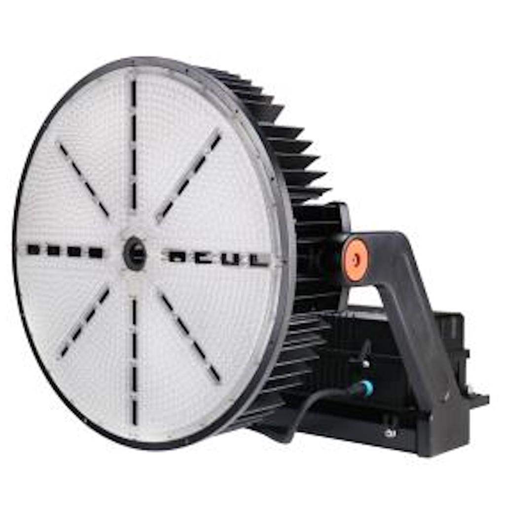 1200 watt 277/480 volt 5000K Daylight Black Dimmable LED Flood Light 1