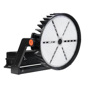 620 watt 277/480 volt 5000K Daylight Black Dimmable LED Flood Light 1