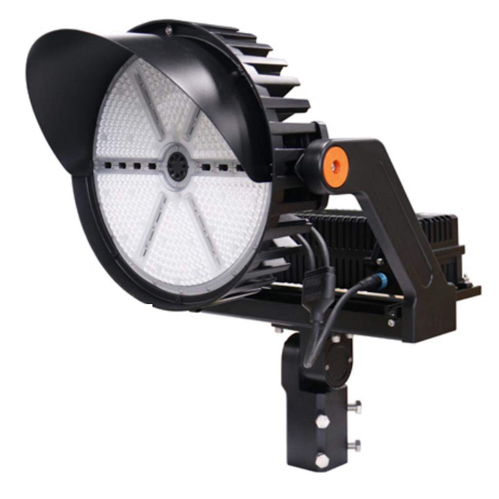515 watt 277/480 volt 4000K Cool White Black Dimmable LED Flood Light 1