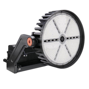515 watt 277/480 volt 4000K Cool White Black Dimmable LED Flood Light 1